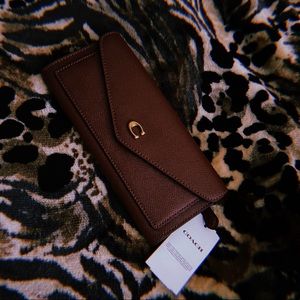 brand new coach leather wallet